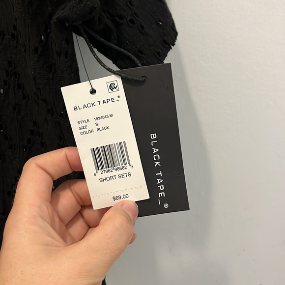 Black tape womens shirt - Picture 5 of 6